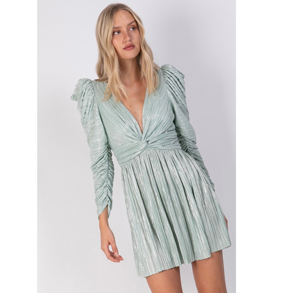 Nwt Sabina Musayev Morgana Dress Mint Green Size S